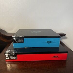 2 - Camacho Corojo & Ecuador Empty Cigar Box's Red Black Blue